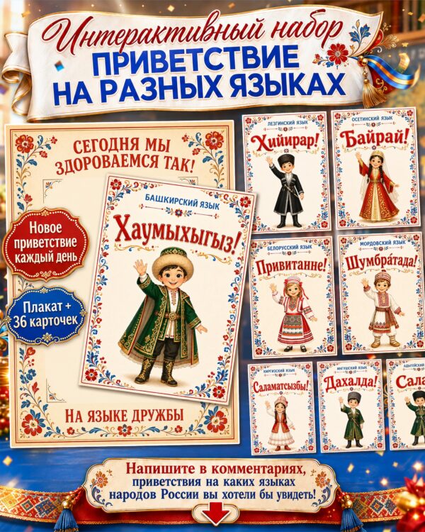 приветствия на языках народов россии скачать для печати